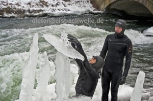 eisbach eisprinzessinnen bei der arbeit