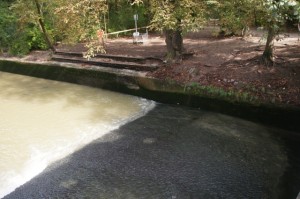 keine Welle im Eisbach MÜnchen